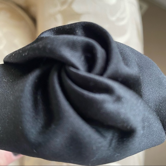 ?Eugenia Kim knotted black satin headband main image 4